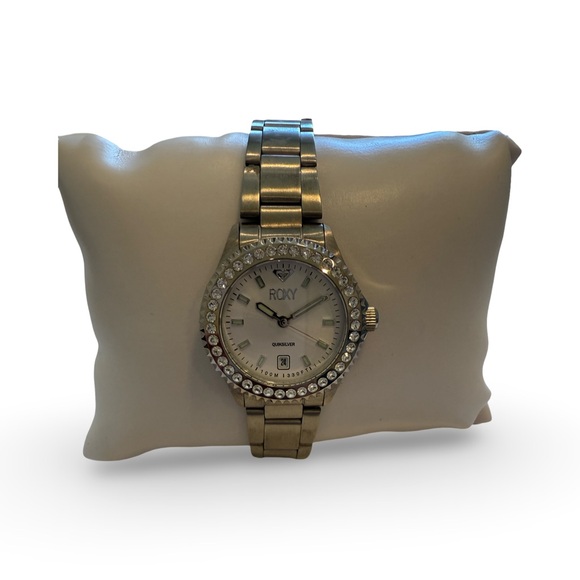 Roxy Silver and White Women's Watch - Picture 1 of 4